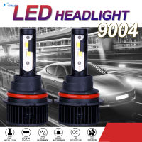 LY【ready สหรัฐอเมริกา Stock 】1คู่โลหะ F9รถไฟหน้ารถมอเตอร์ไซค์แบบ Led H4 H7 H11 H13 9004 9005 9006ถอดรหัสด้านหน้าหลอดโคมไฟ Auto Parts【cod】