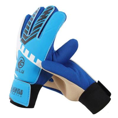 Kids Soccer Goalie Gloves Goalkeeper Outfit Finger Guard Gloves Sports Accessories Guantes Arquero Football Accessories BK50ST