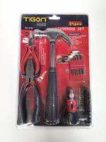 TIGON ชุดเครื่องมือเอนกประสงค์ 21 ชิ้น HOUSEHOLD SET 21 pcs รุ่น HZE-8702