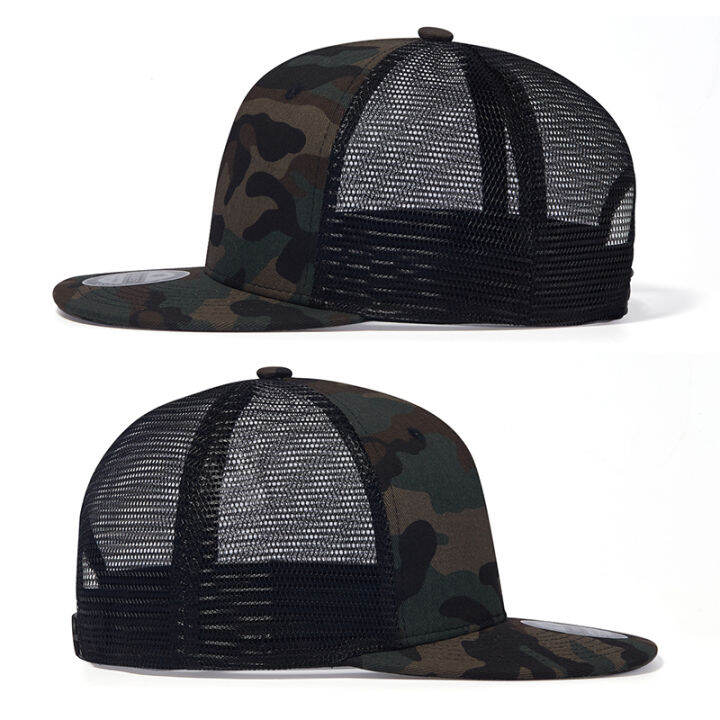 camouflage-baseball-cap-for-men-mesh-trucker-hat-women-fashion-summer-snapback-cap-flat-brim-skateboard-hip-hop-hat-streetwear