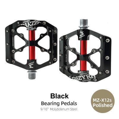 MZYRH X12S 3Bearing Bike Pedals Bicycle Pedals Non-Slip MTB Pedals Aluminum Alloy Flat Applicable Waterproof Cycling Accessories