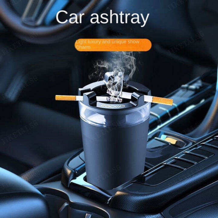 jiketai Car ashtray with water tank to extinguish the smoke can not