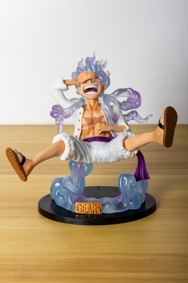 One Piece Luffy Gear 5 Anime Figure Sun God Nika 17cm Pvc Action Figurine  Statue Collectible Model Doll Toys For Children Gift X