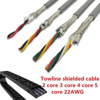 【Be worth】 dfhrtdu7r575 26AWG/24AWG สายเคเบิล2-8ป้องกันส่วนแกน5เมตร PVC เส้นลวดอ่อน TRVVP ต้านทานต่อการดัดลวดทองแดง