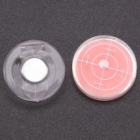 2Pcs Ball Markers Hat Clip Plastic Golf Putting Aid Round Bubble Level High Precision Reader