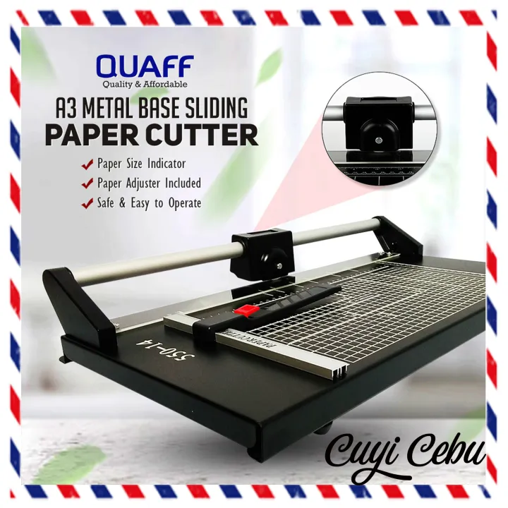 1 Pc Quaff Sliding Paper Cutter A3 Cuyi Cebu Lazada PH
