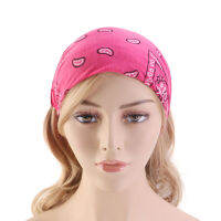 Boho Soft Cotton Hair Band Headpiece Fashion Wide Stretch คร่อม