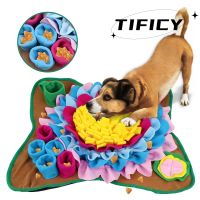 【LZ】卐  Pet Dog Snuffle Mat Nose Smell Training Sniffing Pad Dog Puzzle Toy Slow Feeding Bowl Food Dispenser Carpet Washable Dog Toys