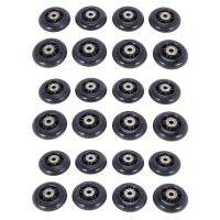 24 Pack Inline Skate Wheels Beginners Roller Blades Replacement Wheel with Bearings Wheels 70mm