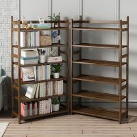 [COD] Bookshelf floor-to-ceiling shelf multi-layer bookcase home childrens desktop storage solid simple reading and finishing