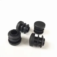 5/10 PCS 16mm 19mm 25mm 28mm 35mm Black Curved Round Pipe Cushion Non-Slip Blanking Pipe Insert Plugs Rubber Stopper Tube Cover