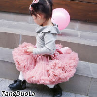 Short Baby Girls Tutu Skirt for Girls Small Lush Tulle Skirts Puffy Ball Gown Party Children Skirt for Kids Clothes With Bow