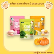 Date T2.2024 Bánh Gạo Hữu Cơ Dạng DẸT BEBECOOK Hàn Quốc Cho Bé Ăn Dặm Từ