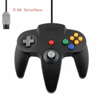 จอยสติ๊กเกม N64พอร์ทจอยสติ๊กจอยสติ๊กจอยสติ๊กจอยเกมส์สายยาวสำหรับเกมคอนโซล64เกม LSB3882คอนโทรลเลอร์