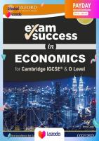 (คู่มือเตรียมสอบ)พร้อมส่ง Exam Success in Economics for Cambridge IGCSE (R) &amp; O Level