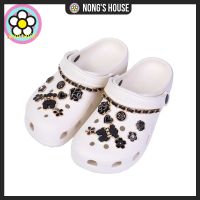 Nongs House-** พร้อมส่ง **[jibbitz] อุปกรณ์เสริมรองเท้า  สำหรับ crocs Bow Bear Mountain Camellia ถอดออกได้