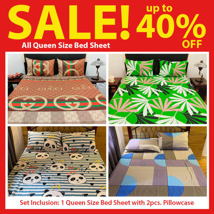 SALE 100 Canadian Bed Sheet Queen Size Only Printed Canadian