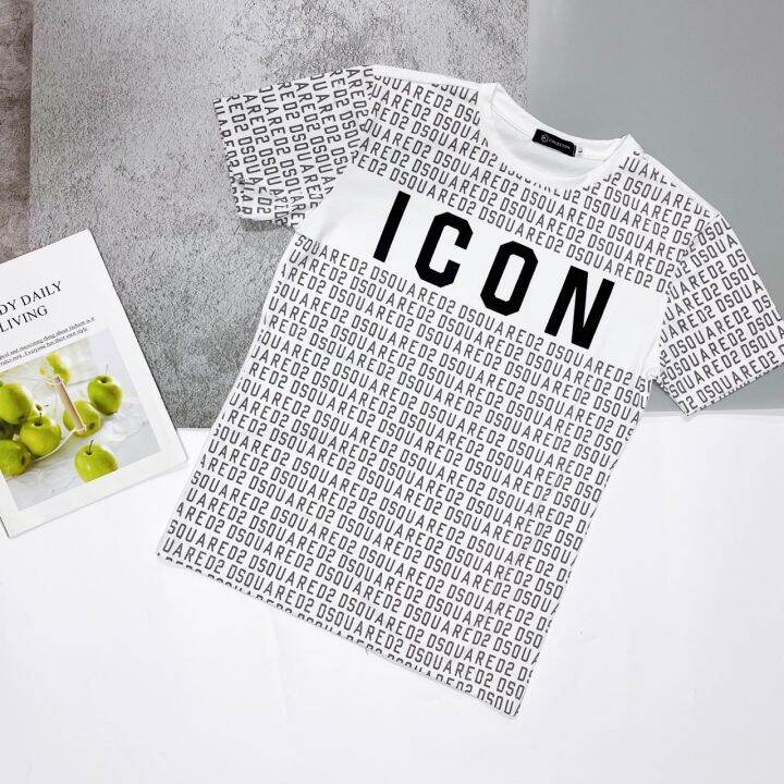 Áo Thun Nam Cổ Tròn Tay Ngắn I.Con Vải Cotton Co Giãn 4 Chiều Thấm Hút Mồ  Hôi Mẫu Mới Nhất 2 Màu Trắng Đen Cao Cấp | Lazada.Vn