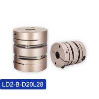 Cloweit D20L28 3mm to 8mm Double Disc Coupler High Precision Flexible Coupling