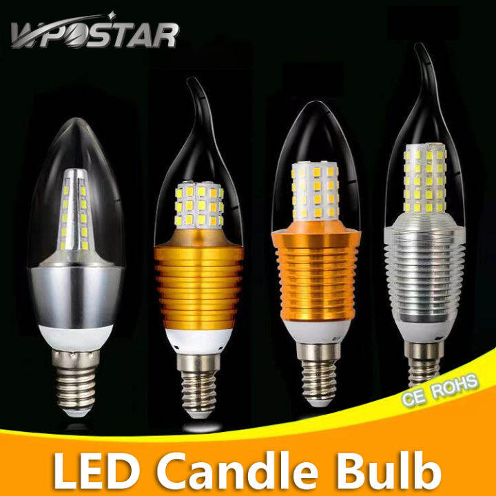 LED Candle Light Bulb E14 E27 Highlight Lamp Light Energy Saving 5W 7W