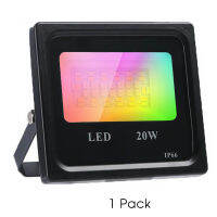 Smart RGB Led Flood Lights Bluetooth APP Group Control 20W 30W 50W Outdoor Floodlight Spotlight Garden Landscape Lighting