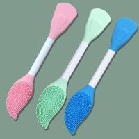 (Stream woman)สองด้านเครื่องสำอาง Spatulas Scoop จมูกแปรงครีมแต่งหน้าหน้ากากผสมช้อนแต่งหน้า Applicator Sticks