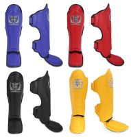 Top King  shin guards protector Black Red Blue  White ( S,M,L,XL) Genuine learher MMA K1 สนับแข้งท็อปคิงส์ สีดำ แดง น้ำเงิน ขาว สำหรับการซ้อมมวย ทำจากหนังแท้