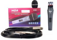 ไมโครโฟน MICROPHONE MBA รุ่น K-88 พร้อมสาย 5เมตร ไมค์คาราโอเกะ ไมค์สาย ไมค์ถือ ไมค์ร้องเพลง ไมค์โครโฟนแบบสาย สินค้าพร้อมส่ง ใช้ดี เป็นที่นิยม