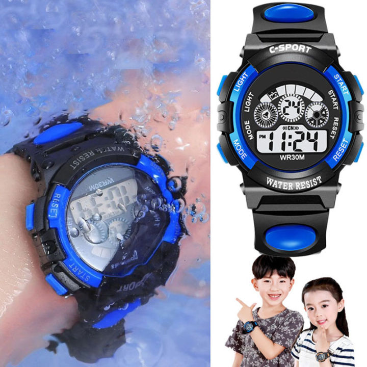 ilovediy-นาฬิกาสปอร์ตสำหรับเด็ก-นาฬิกาข้อมือเด็กสายซิลิโคนกันน้ำ-jam-tangan-digital-led-สำหรับเด็กนักเรียนเด็กผู้หญิงเด็กผู้ชาย