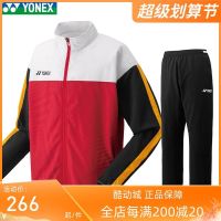 Yonex เสื้อแจ๊คเก็ตแข่งขันทีมชาติเครื่องแบบแบดมินตันชุดเสื้อแขนยาวใหม่50136