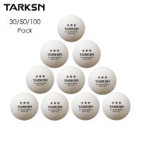 TARKSN 30 50 100 Pcs Ping Pong Balls 3 Star New 40+ ABS Plastic Table Tennis Good Bounce and Clear Sound