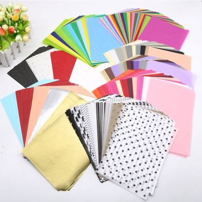 【YF】❅✔۩  Sheets/Bag A5 Multicolor Print Tissue Paper Wrapping Papers Floral Packing Material
