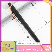 ?【Lowest price】Qearl ปากกาลูกลื่นโลหะสีโรสโกลด์ปากกาลูกลื่นแบบกดความคิดสร้างสรรค์ของขวัญธุรกิจเครื่องเขียนสำหรับโรงเรียนอุปกรณ์สำนักงาน