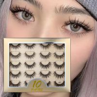 YSDO 3/10 Pairs Natural Long 3D Mink Lashes Soft Short Faux Cils Handmade Fake Lashes Makeup Tool Eyelash Extension Makeup tool