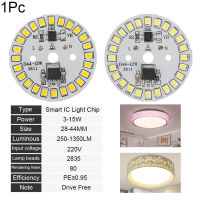 seeding 1Pc New 15W 12W 9W 7W 6W 5W 3W AC220V Smart IC Driver LED Chip Bulb Lamp Bean 2835 SMD Light Plate