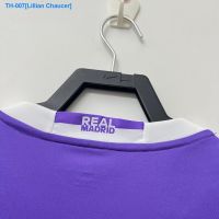 ✔□❈ Lillian Chaucer Real Madrid throwback jerseys road 16 and 17 short sleeve soccer uniform