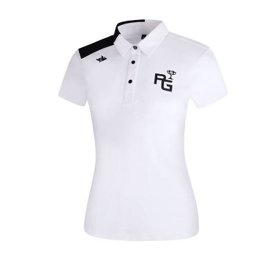 Callaway1 J.LINDEBERG PXG1 Odyssey Titleist PING1☸◕  Summer new golf clothing womens breathable perspiration polo shirt slim sports jersey T-shirt quick-drying
