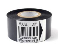 เครื่องพิมพ์ความร้อน Rion Ink การถ่ายเทความร้อน Rion Round Black Belt Code Tape LC1