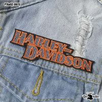 ตัวรีดติดเสื้อ Harley-Davison Patch ตัวติดเสื้อผ้า ขนาด11*3.7cm. รุ่น P7Aa52-0673