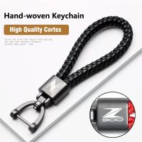 ▥ For Kawasaki z900 z400 z300 z650 z750 z800 z900rs z1000/R H2 Motorcycle Accessories Braided Rope Keyring Metal Keychain