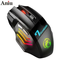 Rechargeable Wireless Mouse Computer Mouse Gamer Ergonomic Gaming Mouse USB Silent Mice With Backlight RGB Mause For PC Laptop