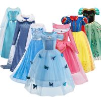 【CC】 Cinderella Costume Children for Kids Snow Outfit