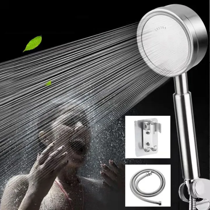 304 stainless steel shower head pressurized bath shower shower single