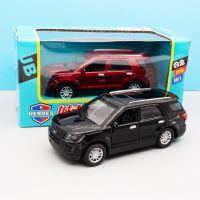 1:36 Ford Explorer SUV Alloy Car Model Toy Diecasts Metal Simulation Sound Light  Pull Back Toys Vehicle For Children Kids Gifts Die-Cast Vehicles