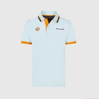 เสื้อโปโลสำหรับผู้ชายชุดทางการเสื้อยืดผู้ชายแขนสั้นแข่ง F1เสื้อโปโลโปโลระบายอากาศได้ฤดูร้อนสำหรับผู้ใหญ่กีฬาสันทนาการ2023ใหม่