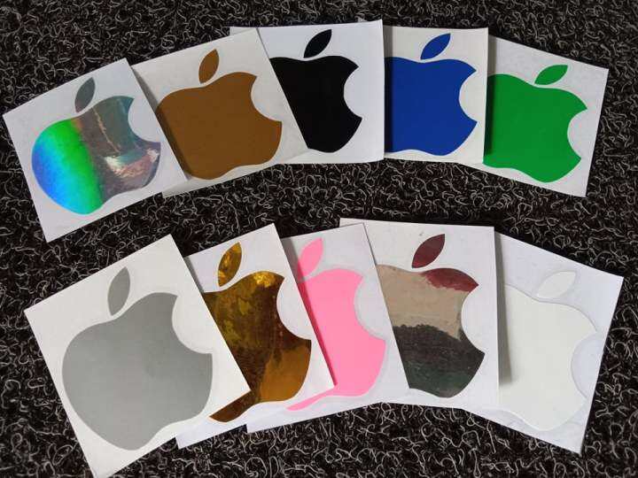 Apple logo Inspired Cutout Sticker Lazada PH
