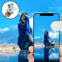 Smartphone Camera Mirror Reflection Clip Kit Mobile Phone Reflection Camera Clip Selfie Artifact Reflection Outdoor Lens Smartphone Lenses