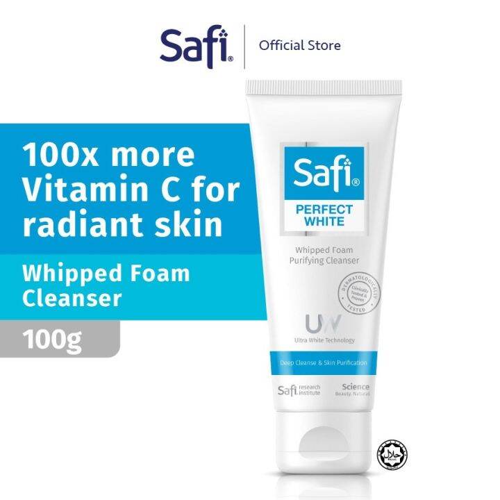 SAFI Perfect White Whipped Foam Purifying Cleanser 100g / Skin care