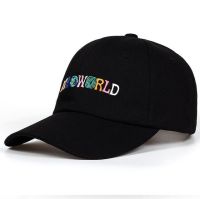 หมวกแก๊ปเบสบอล Astroworld ผ้าฝ้าย100% ถักลายสำหรับผู้ชายคุณภาพสูงหมวกคุณพ่อลายสก๊อตใส่ได้ทั้งชายและหญิงหมวกผู้หญิงสำหรับหน้าร้อน