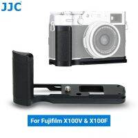 JJC ด้ามจับโลหะแข็งแบบมีด้ามจับสำหรับ Fuji Fujifilm X100V X100F, X100 V, X100 F กล้อง, แผ่นกันลื่นออกแบบ, แผ่นออกอย่างรวดเร็ว, รูขาตั้งกล้อง 1/4 "-20 พิเศษและรูสายคล้องมือ